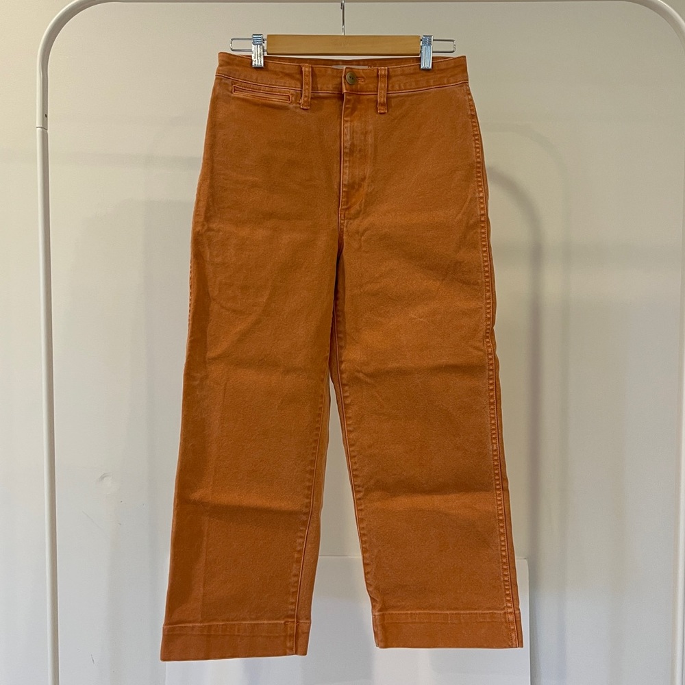Madewell Slim Emmett Wide-Leg Crop Pants